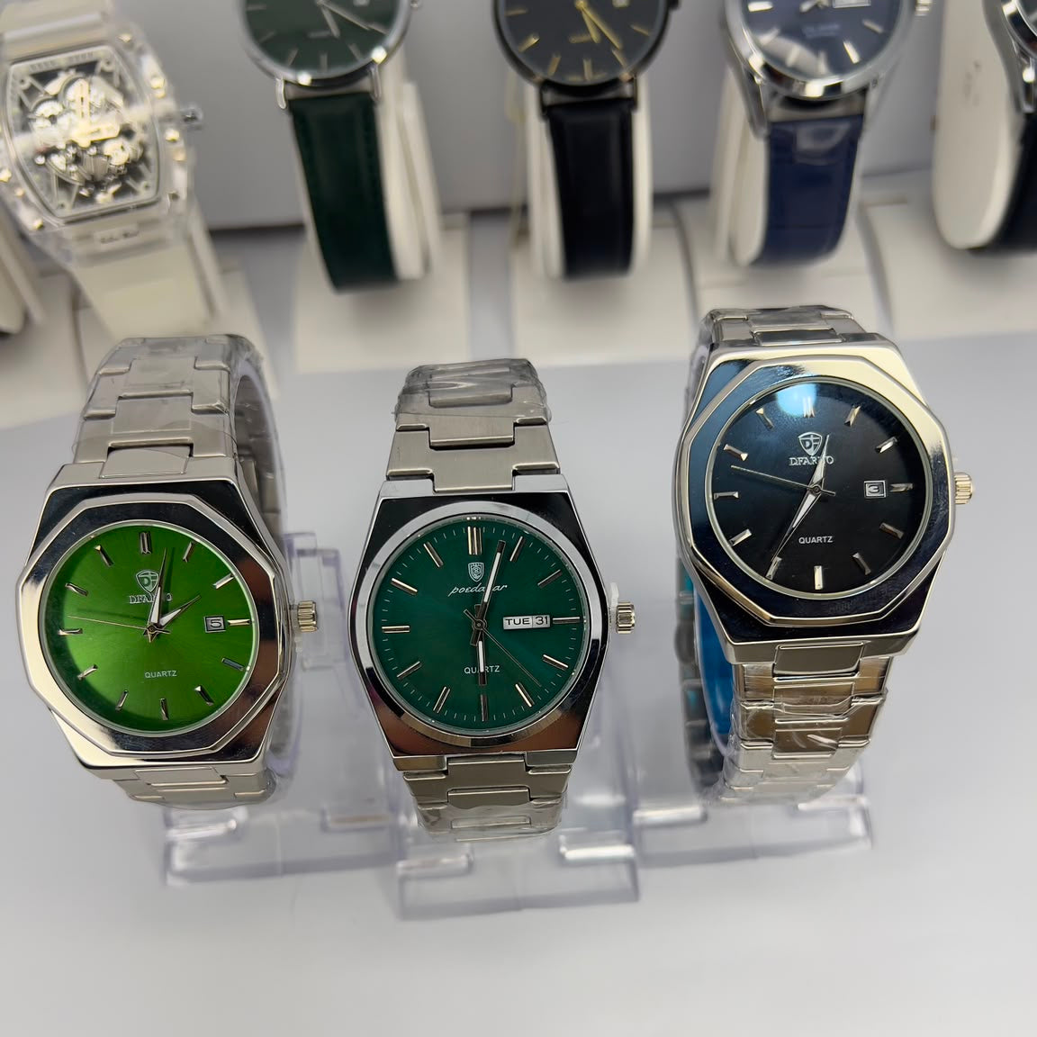 Silver Stainless Steel Luxury Watch
